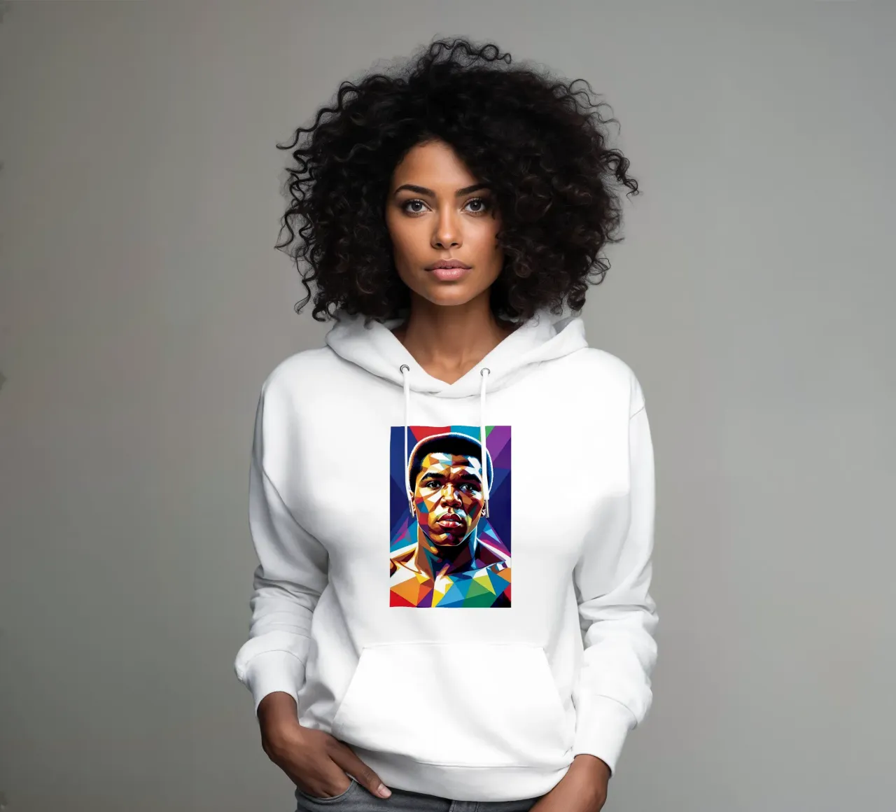 Muhammad Ali wpap felpa con cappuccio da BONANZA