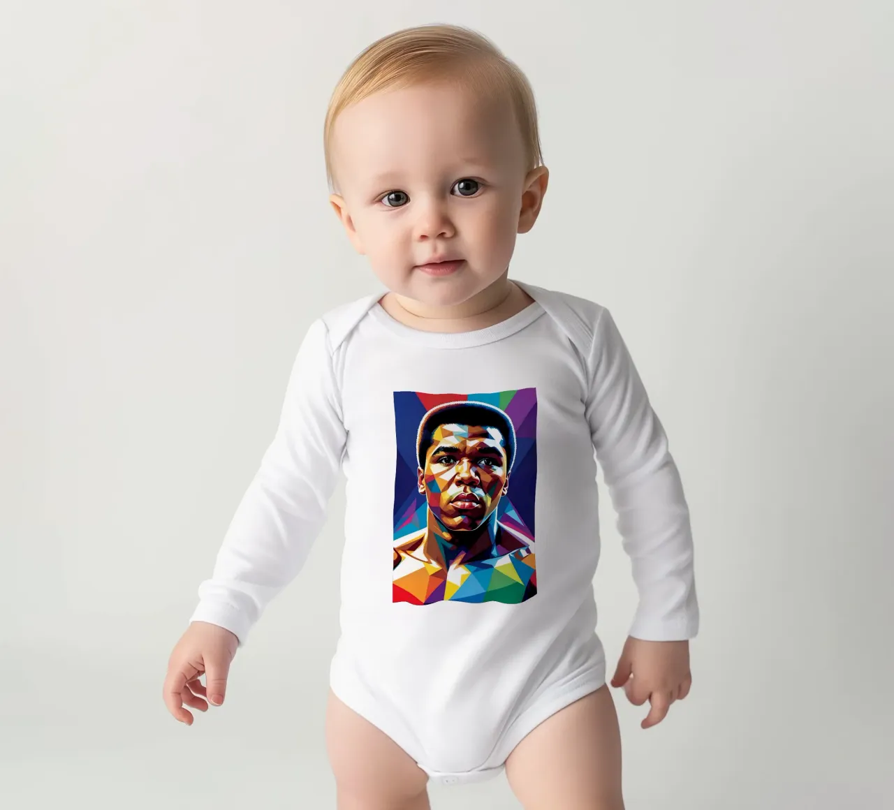 Muhammad Ali wpap body neonato maniche lunghe da BONANZA