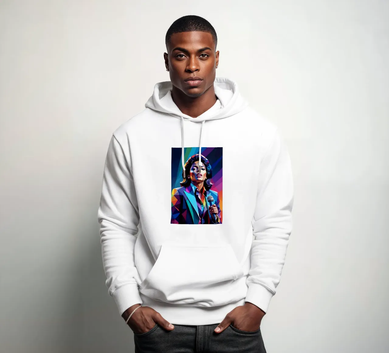 Michael Jackson wpap felpa con cappuccio da BONANZA