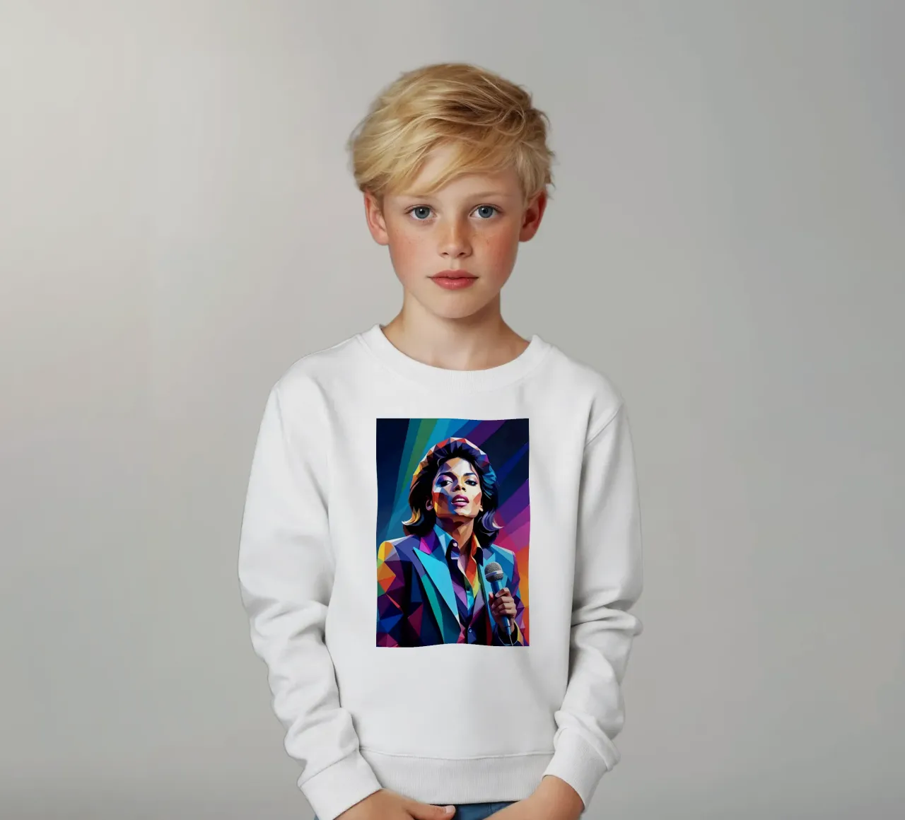 Michael Jackson wpap felpa bambino da BONANZA