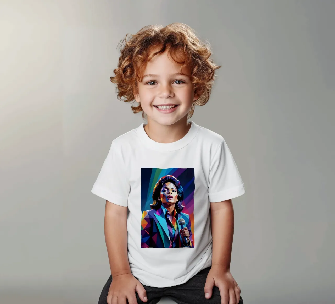Michael Jackson wpap t-shirt bambini da BONANZA