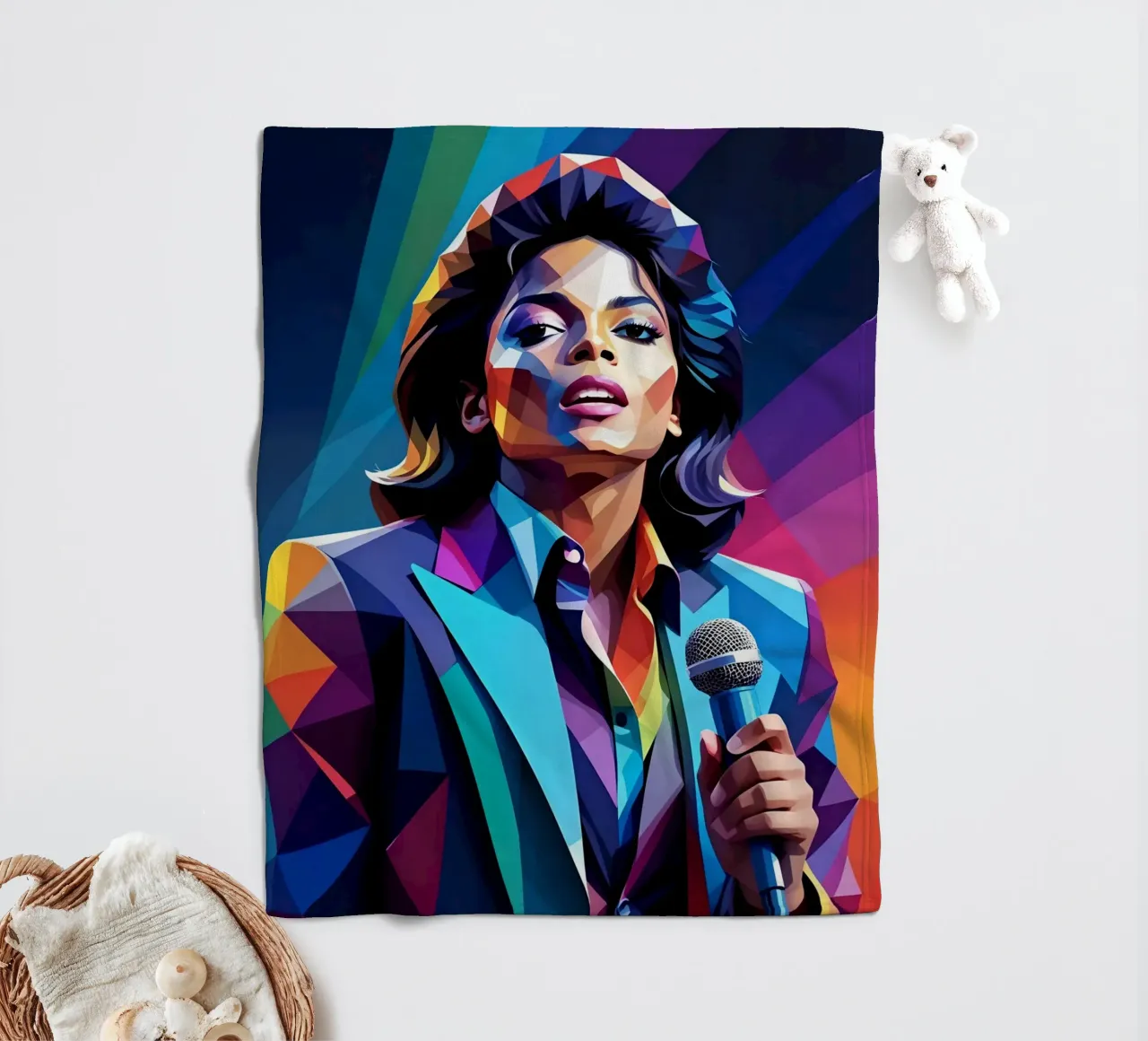 Michael Jackson wpap coperta in pile da BONANZA