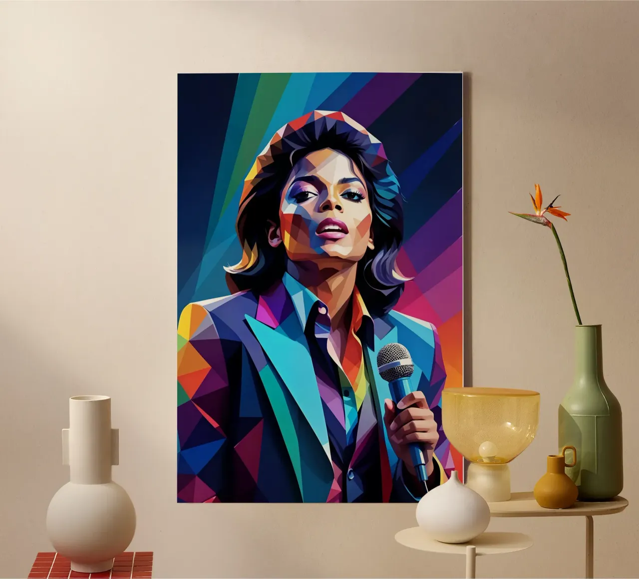 Michael Jackson wpap tela con Cornice a cassetta da BONANZA