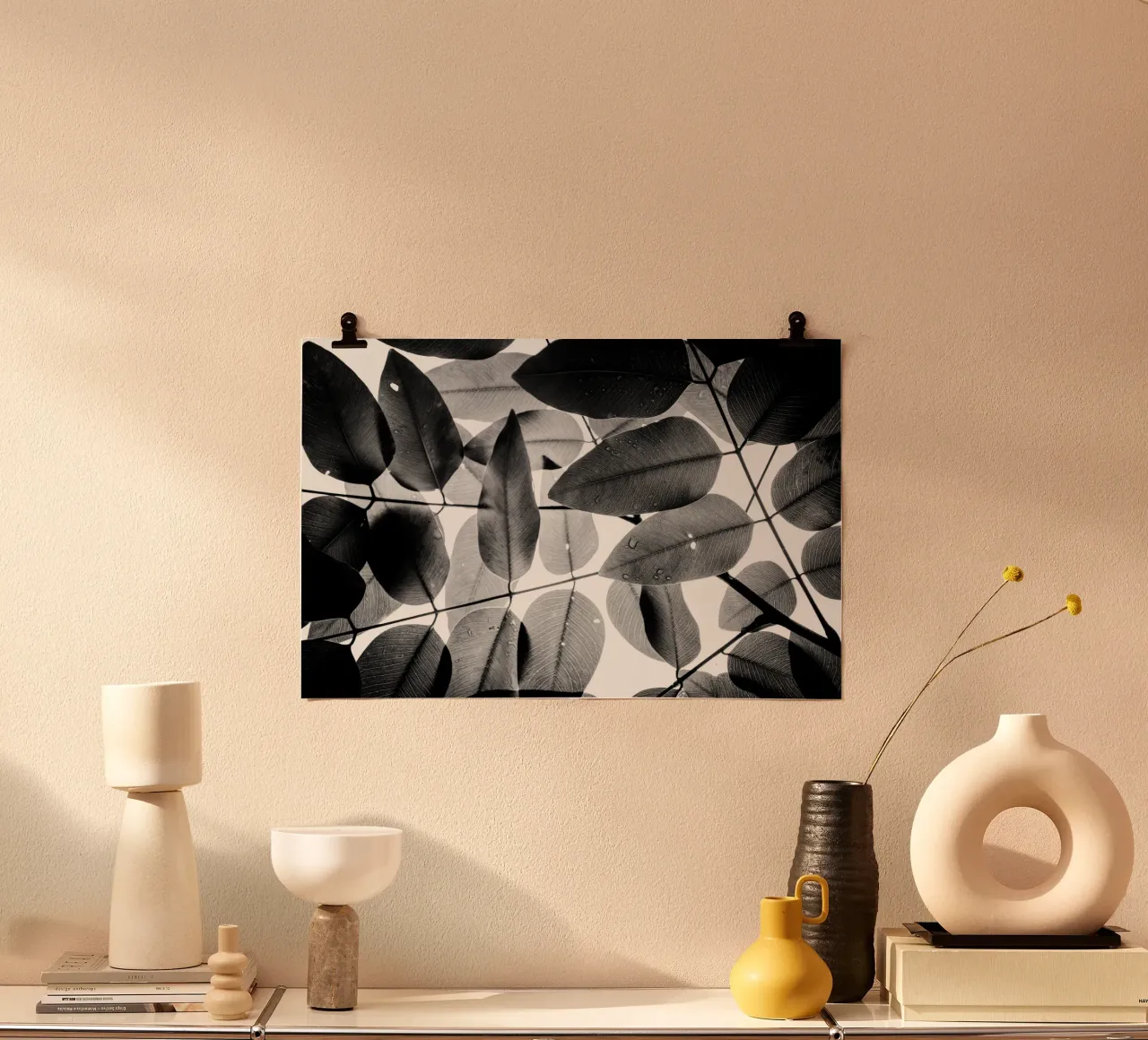 Experimente mit Blättern I Poster von Tal Paz-Fridman