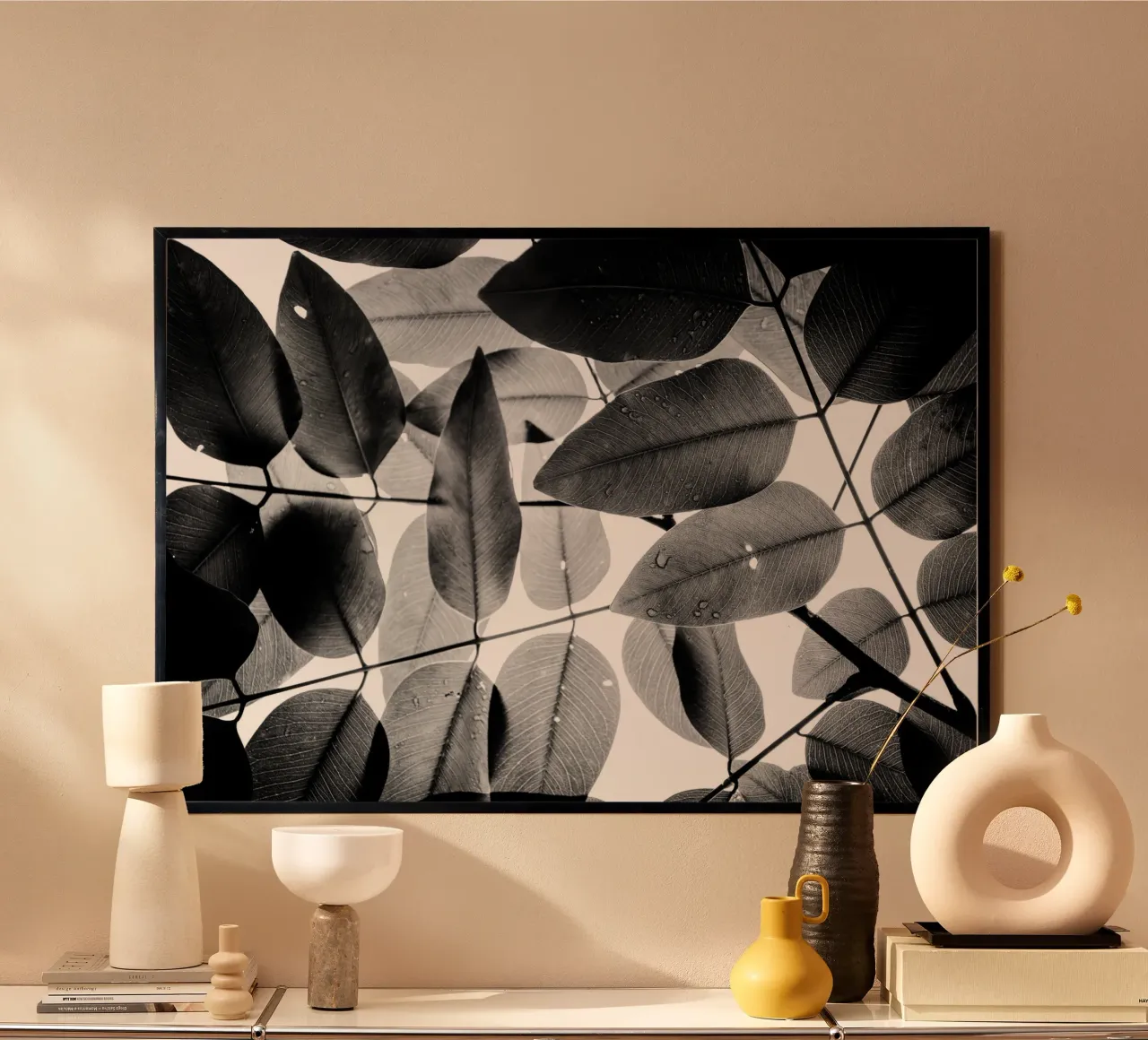 Experimente mit Blättern I Poster von Tal Paz-Fridman