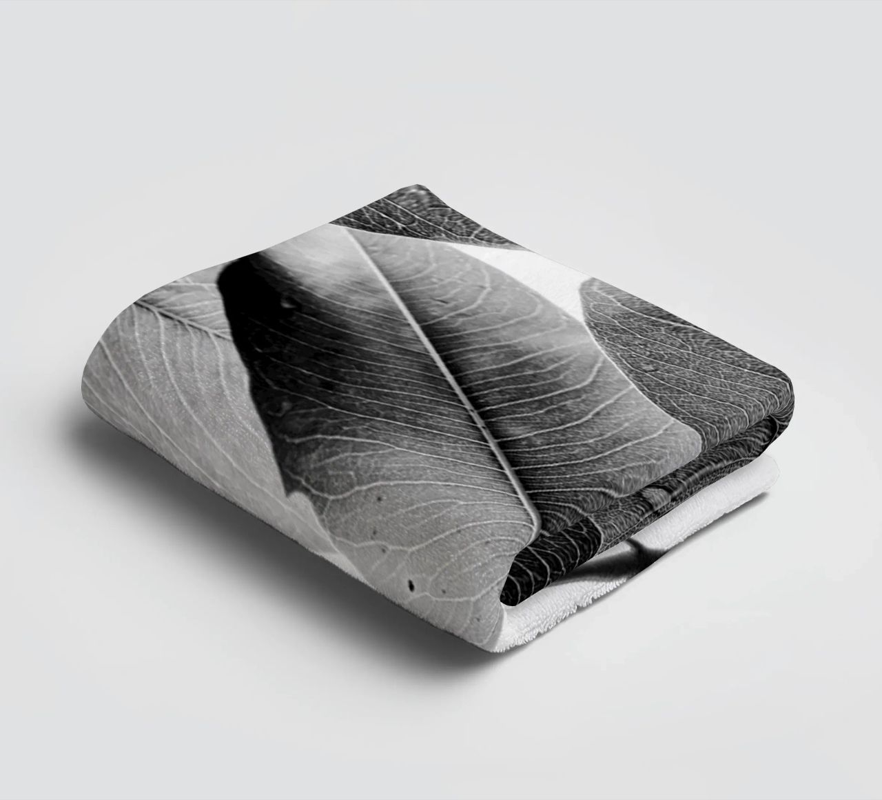 Experiments with Leaves II towel by Tal Paz-Fridman