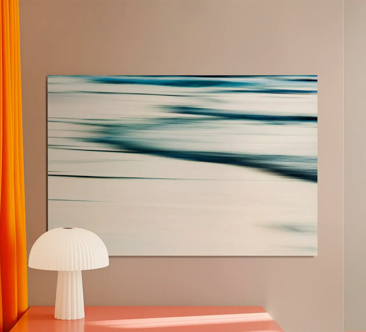 Il mio cuore sanguinante / L'anima dell'oceano poster con telaio in plastica da Tal Paz-Fridman