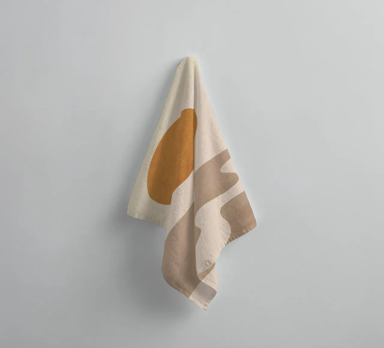 Minimal Abstract Art Landscape 6 towel by ThingDesign