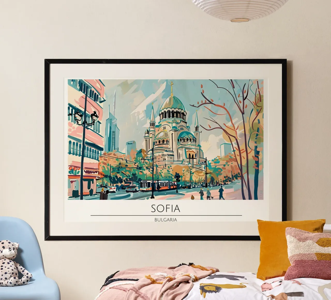 Poster della Cattedrale di Sofia San Alexander Nevsky poster da homdeco