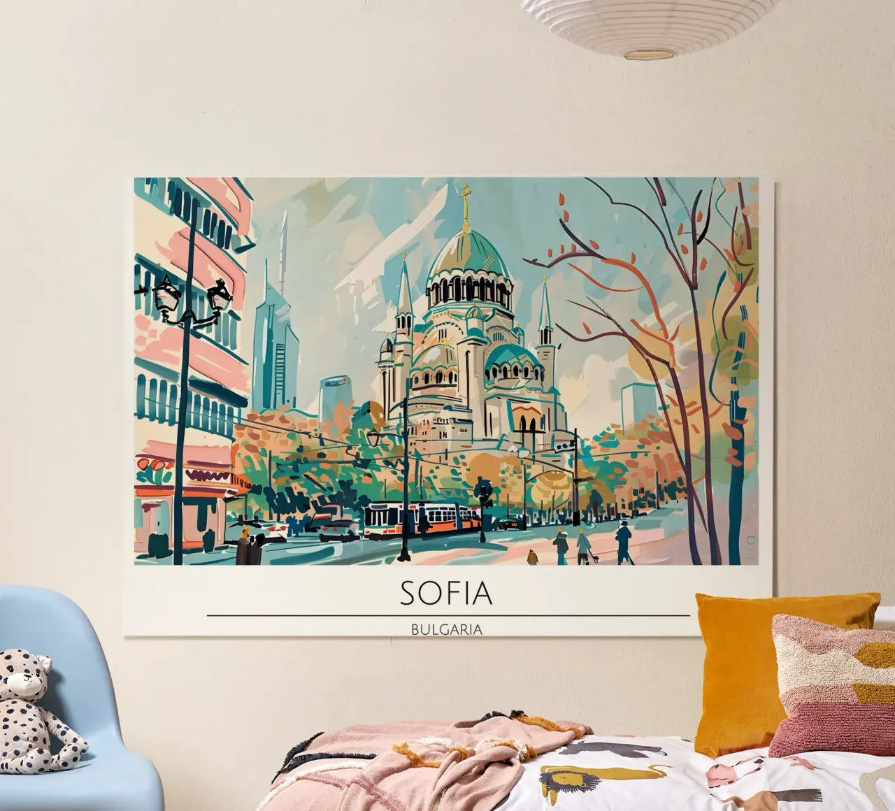 Poster della Cattedrale di Sofia San Alexander Nevsky poster da homdeco