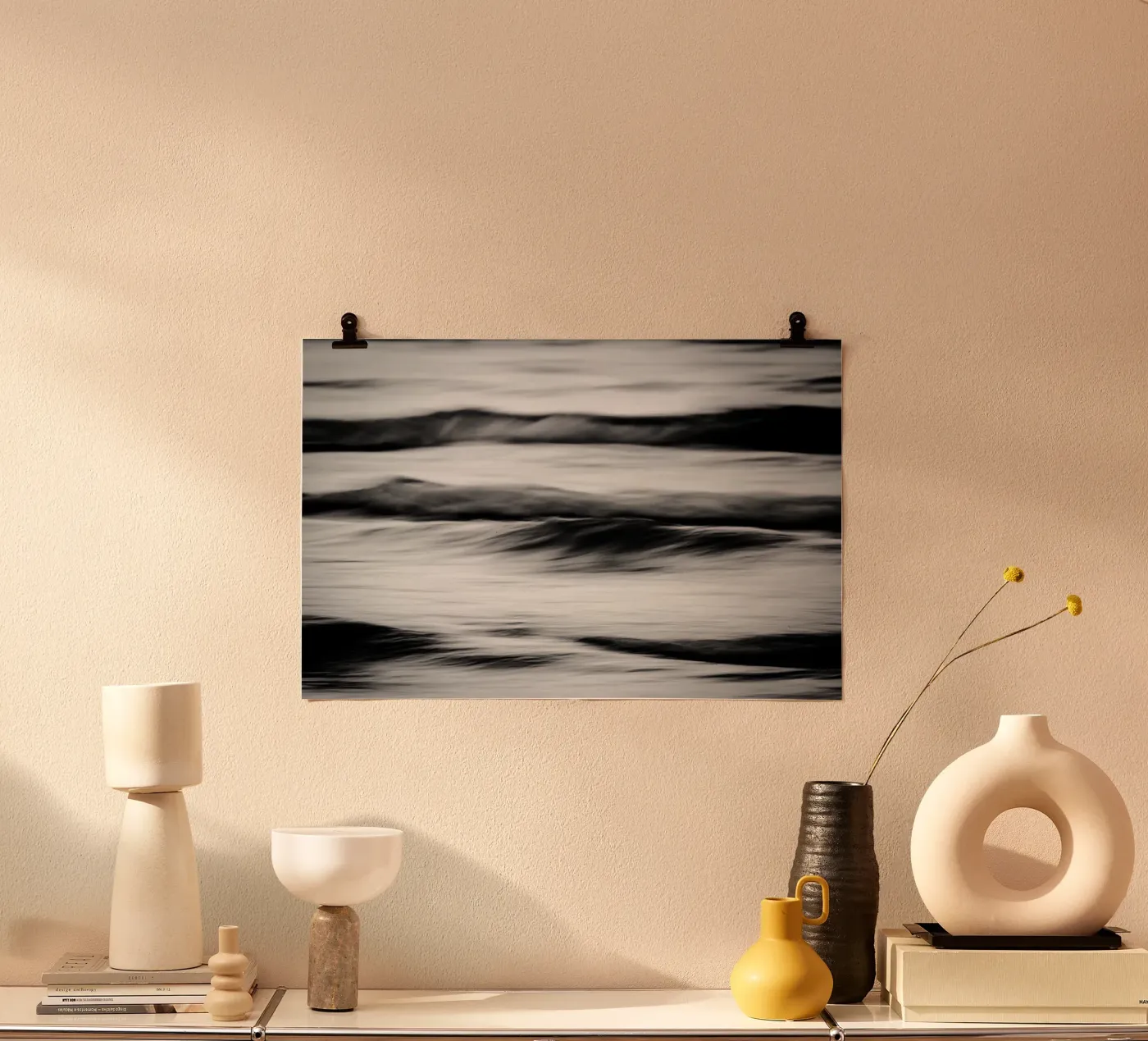 Waves II poster by Tal Paz-Fridman