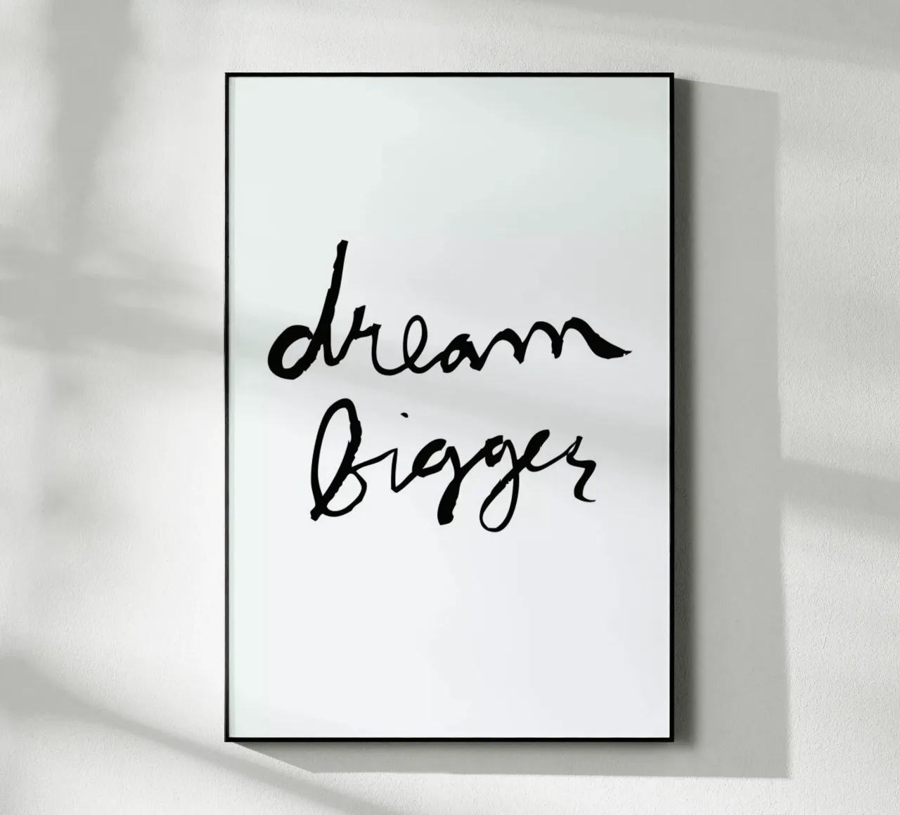 Dream Bigger plexiglass da Dead Language