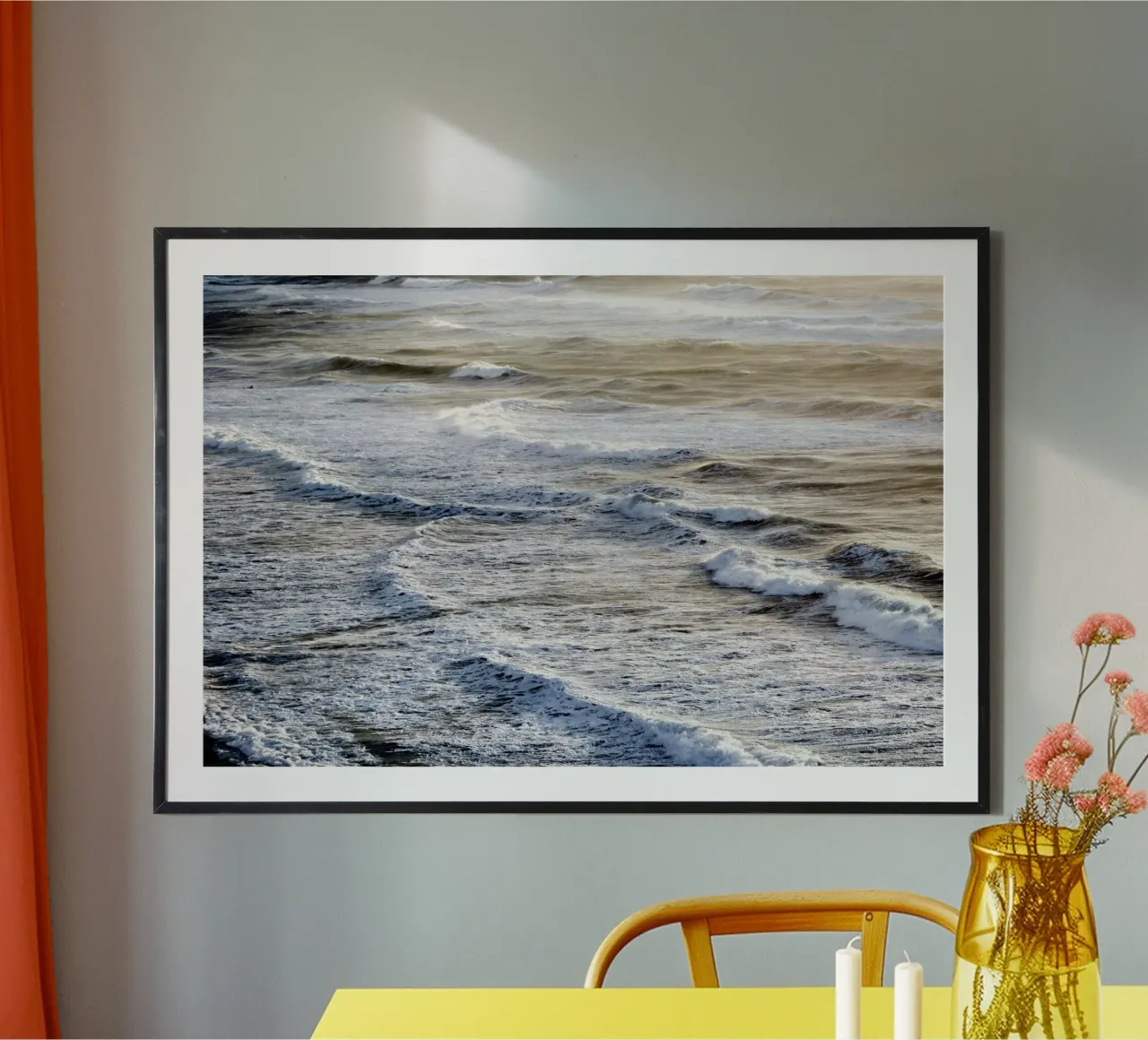 Mare infinito poster con telaio in alluminio da Tal Paz-Fridman