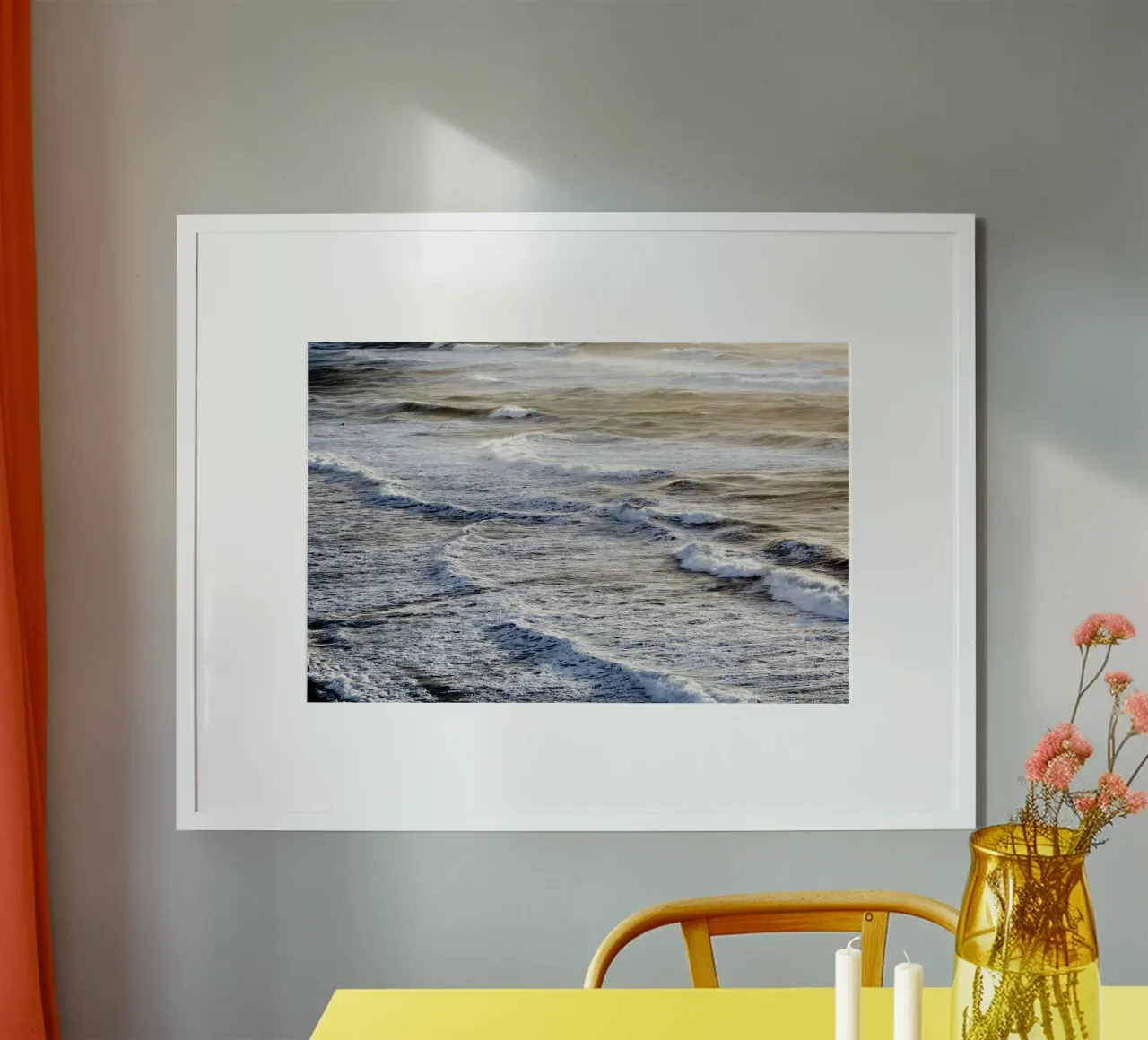Mare infinito poster con telaio in alluminio da Tal Paz-Fridman