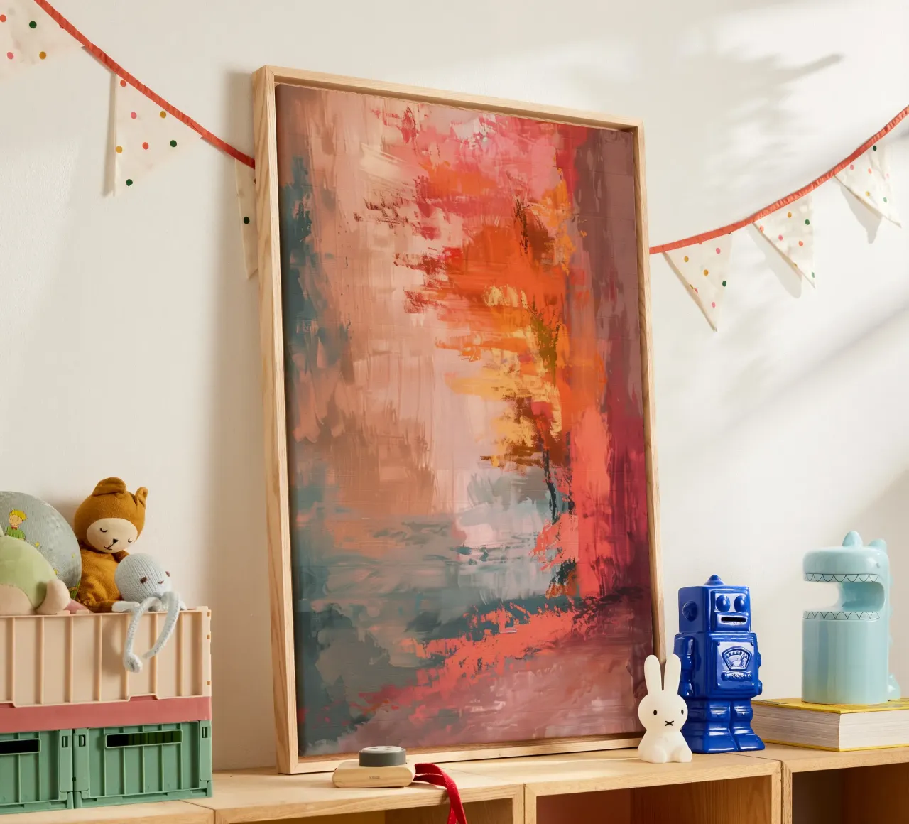 Abstract Essence canvas met Baklijst van Mosaic Dialogue