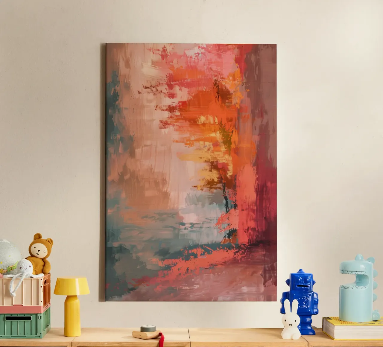 Abstract Essence canvas met Baklijst van Mosaic Dialogue