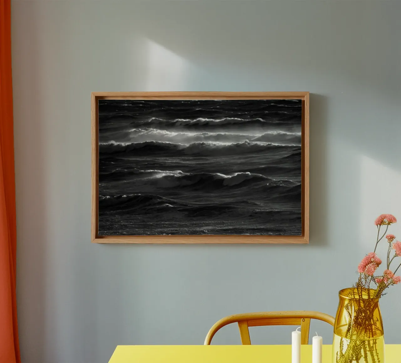 Cuore del mare II tela con Cornice a cassetta da Tal Paz-Fridman