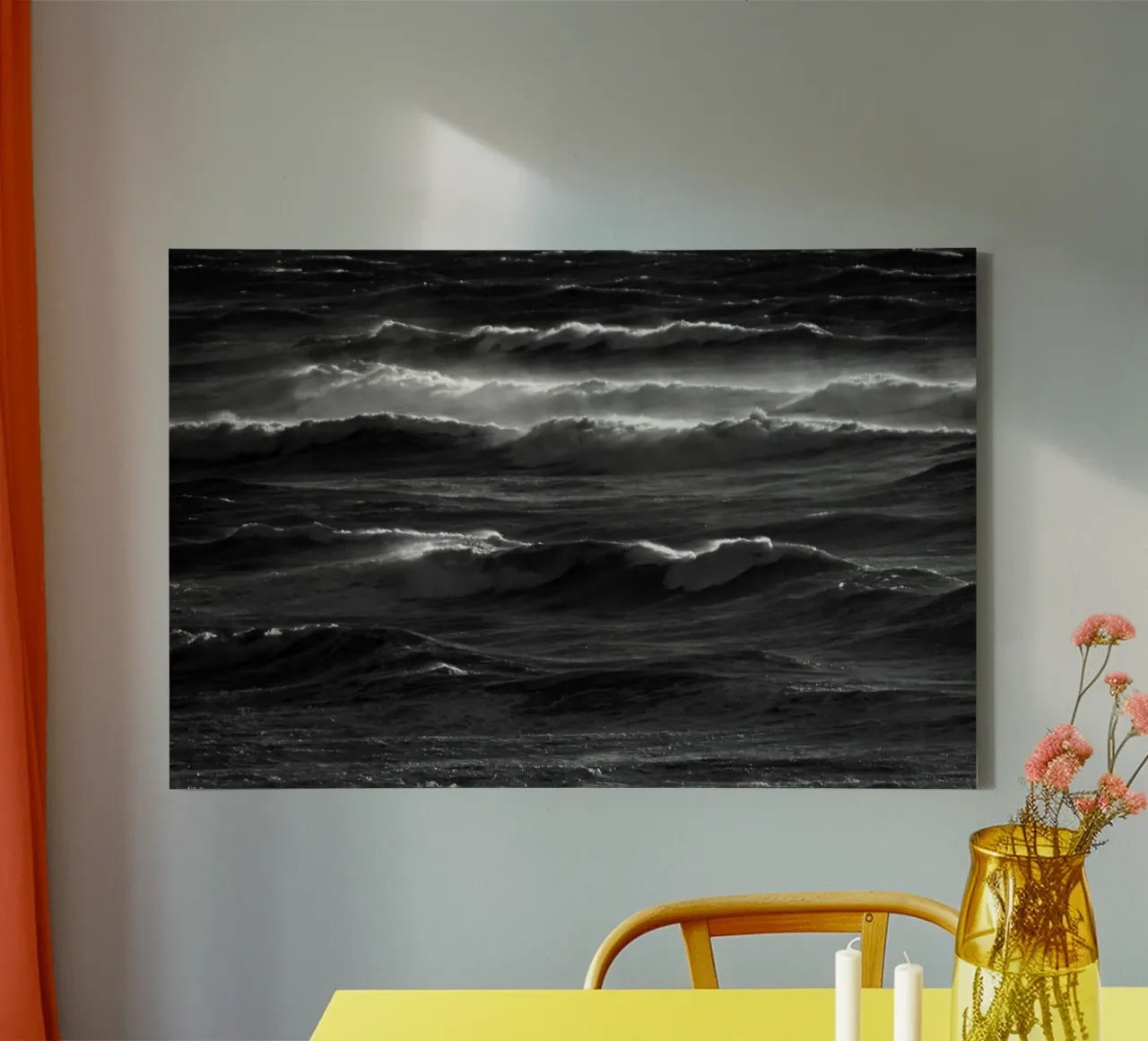 Cuore del mare II tela con Cornice a cassetta da Tal Paz-Fridman