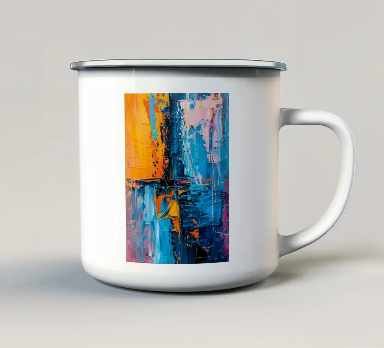 Vivid Symphony tazza in smalto da Mosaic Dialogue