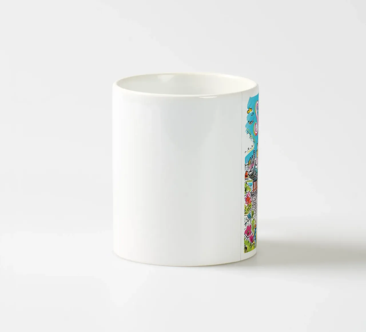 Poster della città di Seul, Corea del Sud tazza in ceramica da homdeco