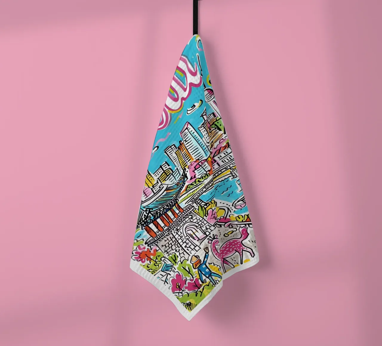 Poster della città di Seul, Corea del Sud canovaccio da cucina da homdeco