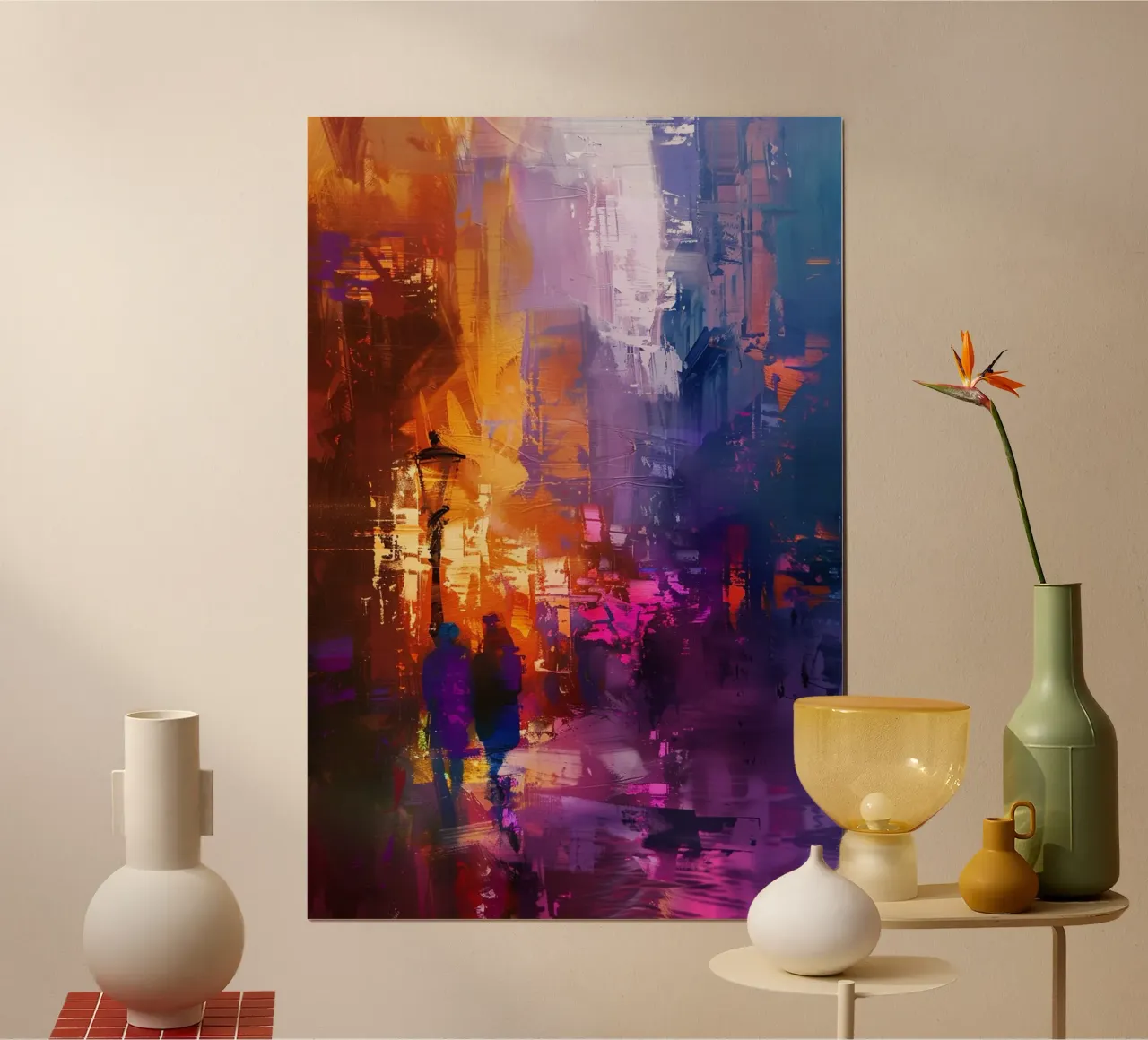 Twilight Passage poster con telaio in legno da Mosaic Dialogue