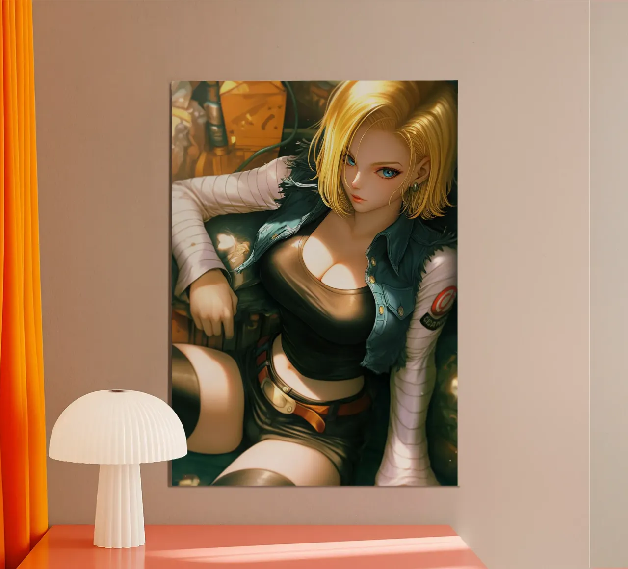 Android 18 Dragon Ball poster da Fleur de Lys