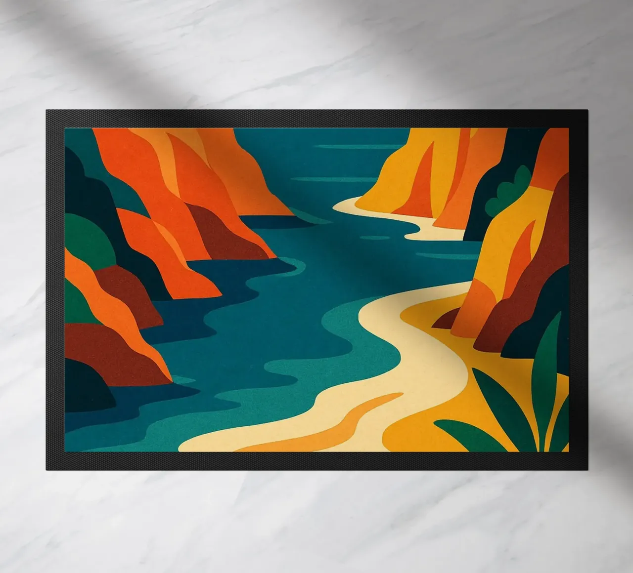 Crique - Fuga colorata zerbino da JETLAG | affiches voyage