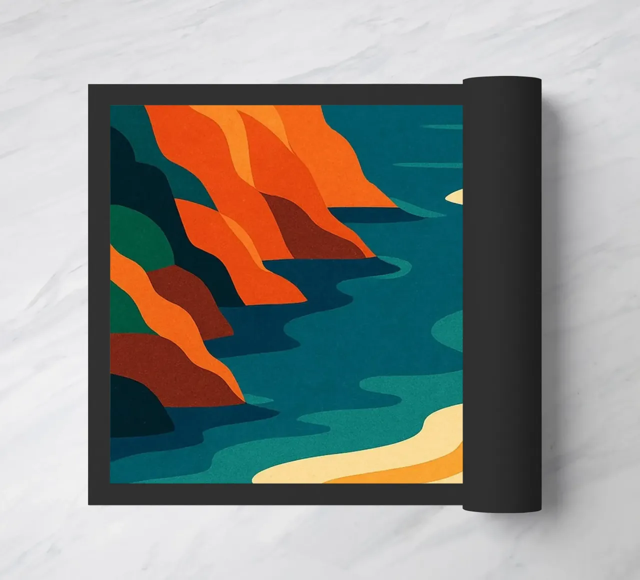 Crique - Fuga colorata zerbino da JETLAG | affiches voyage