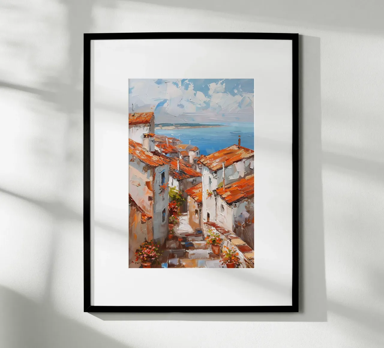 Mediterranean Stillness poster van Mosaic Dialogue