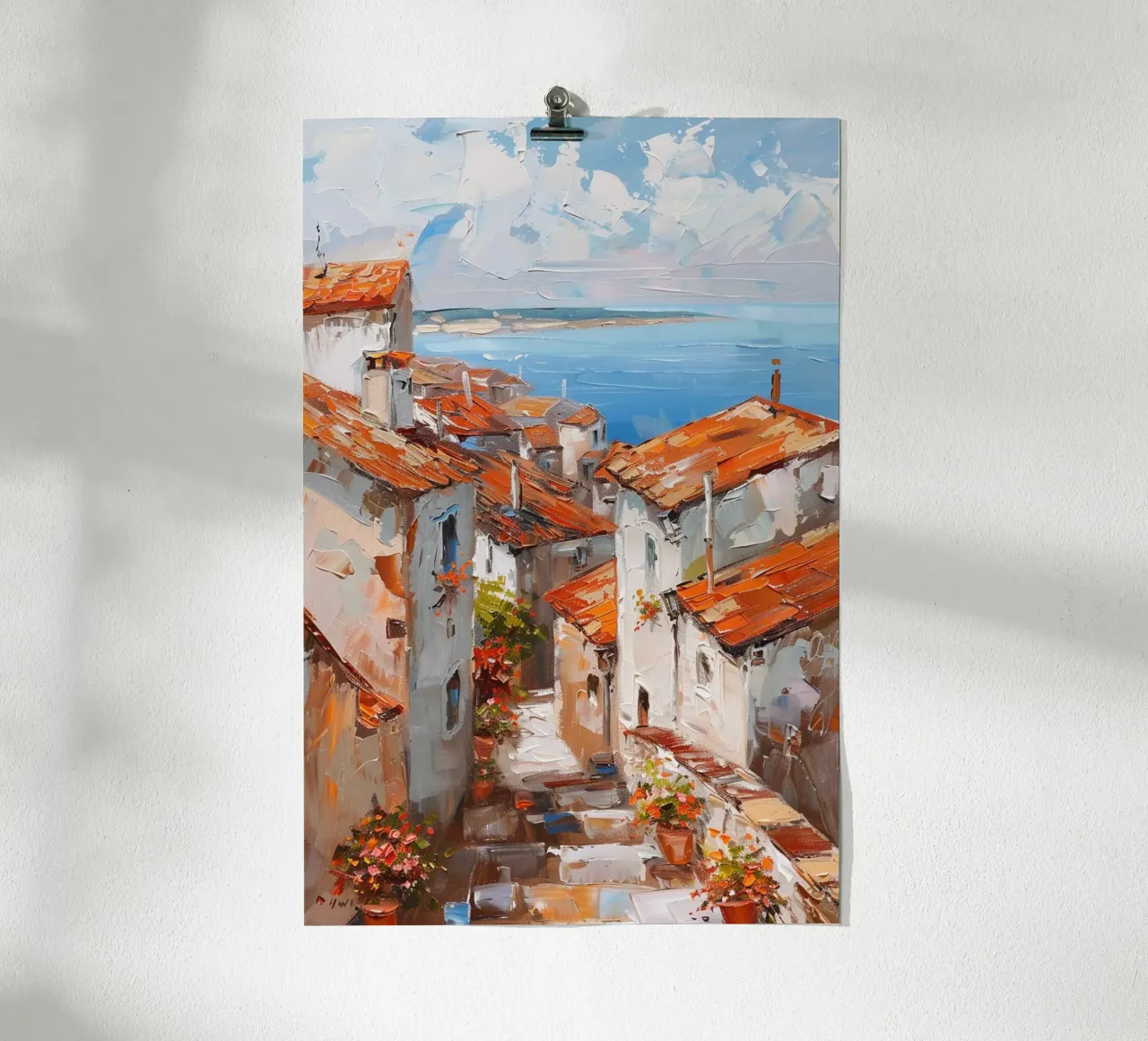 Mediterranean Stillness poster van Mosaic Dialogue