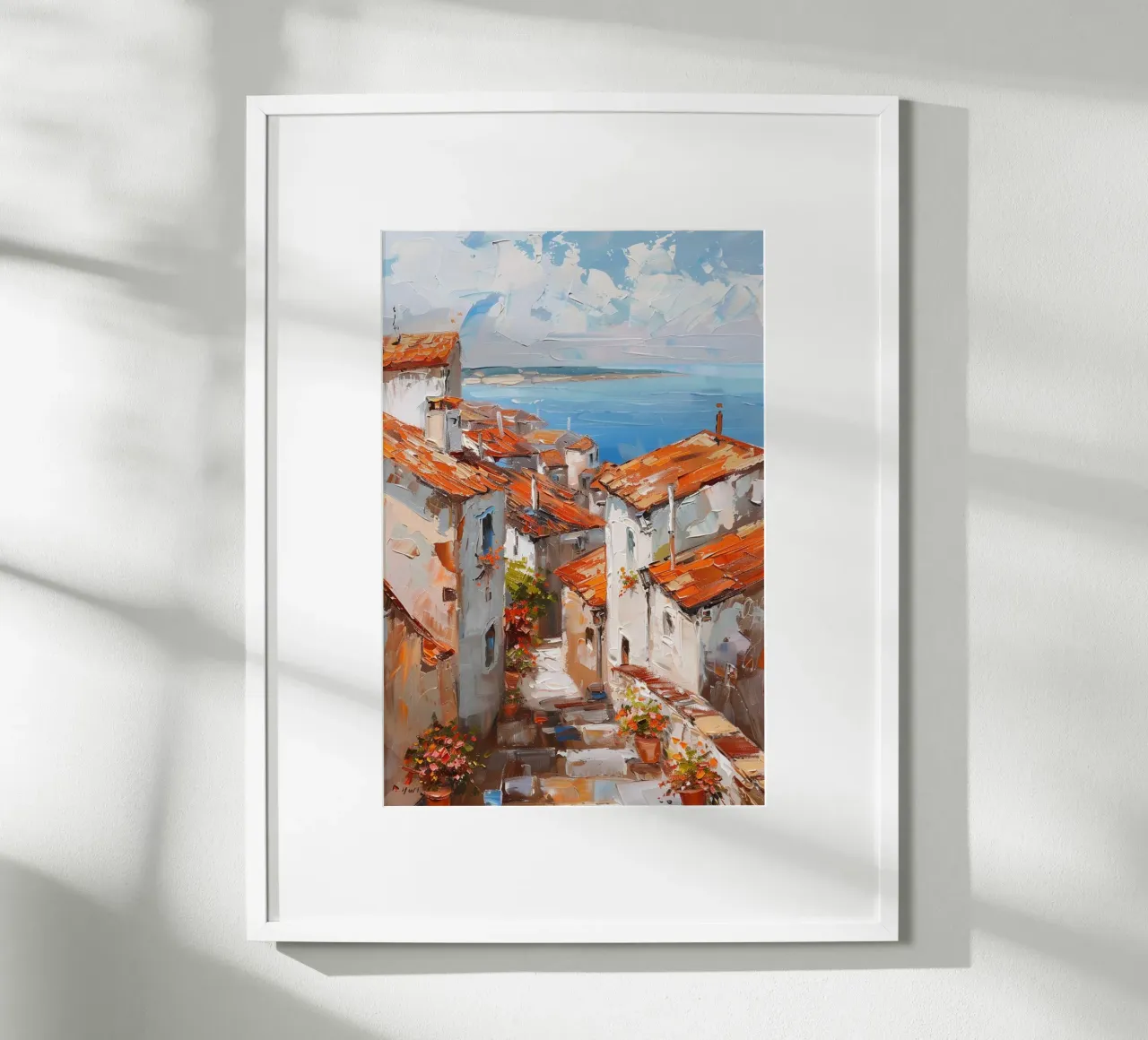 Mediterranean Stillness poster van Mosaic Dialogue