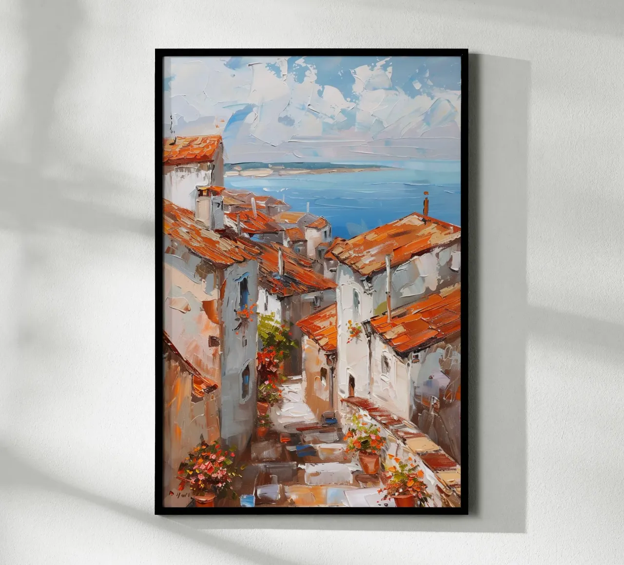 Mediterranean Stillness poster van Mosaic Dialogue