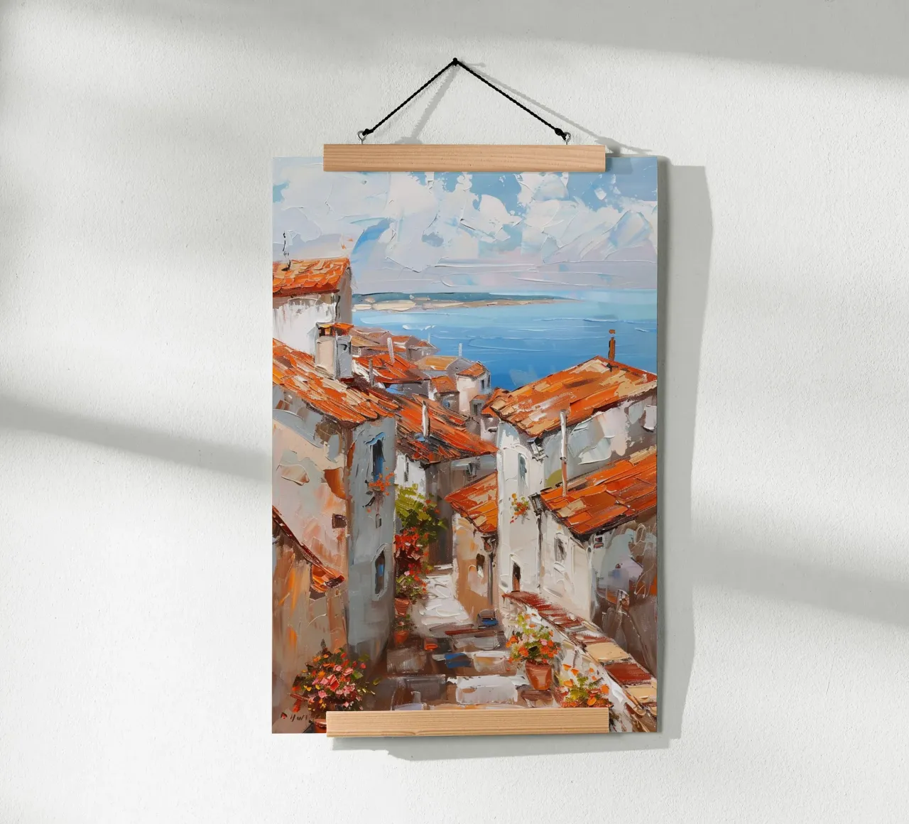 Mediterranean Stillness poster van Mosaic Dialogue