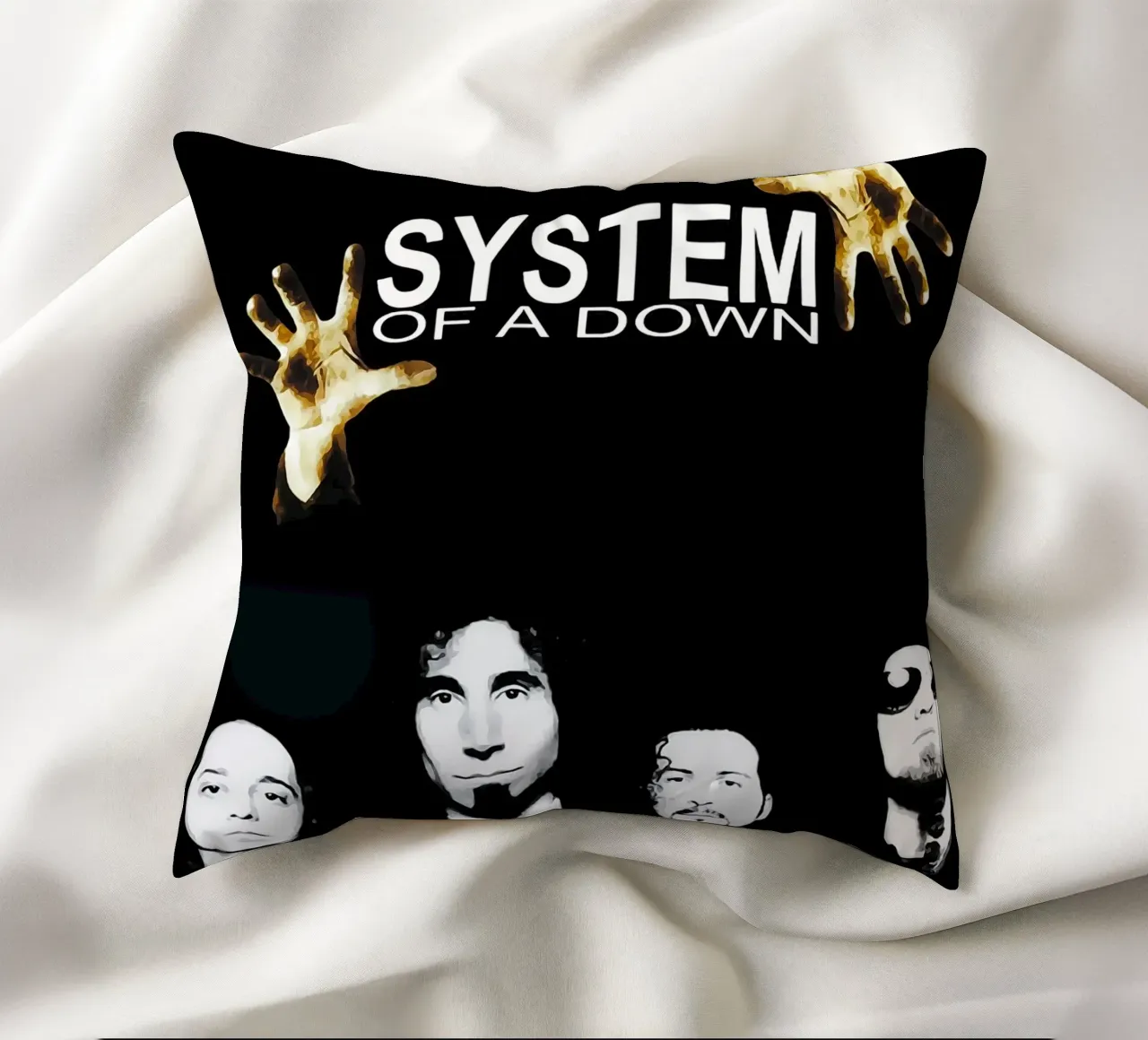 System Of A Down - Icone del suono e della furia cuscino da AprilAdamantium