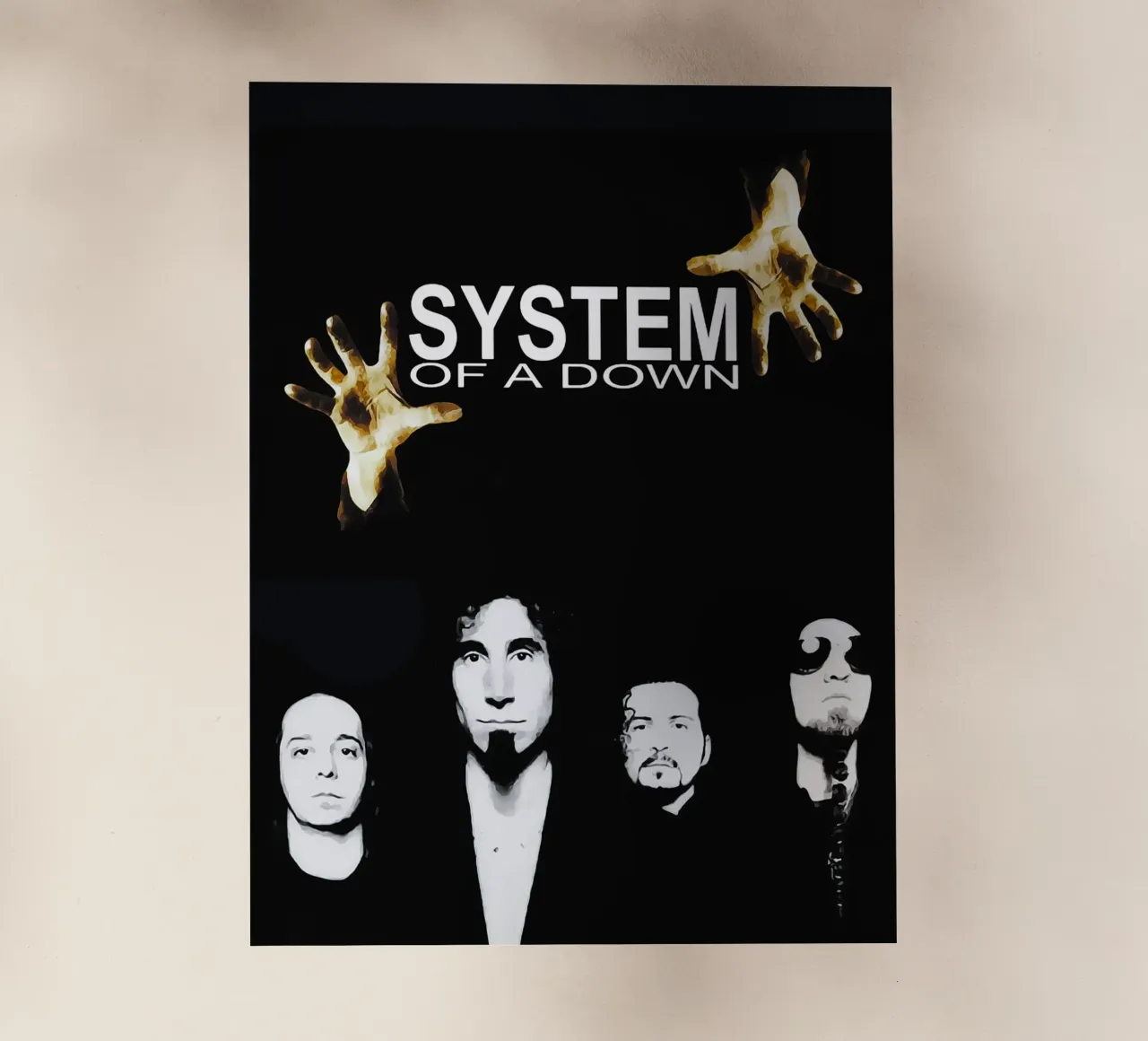 System Of A Down - Icone del suono e della furia pellicola backlit da AprilAdamantium