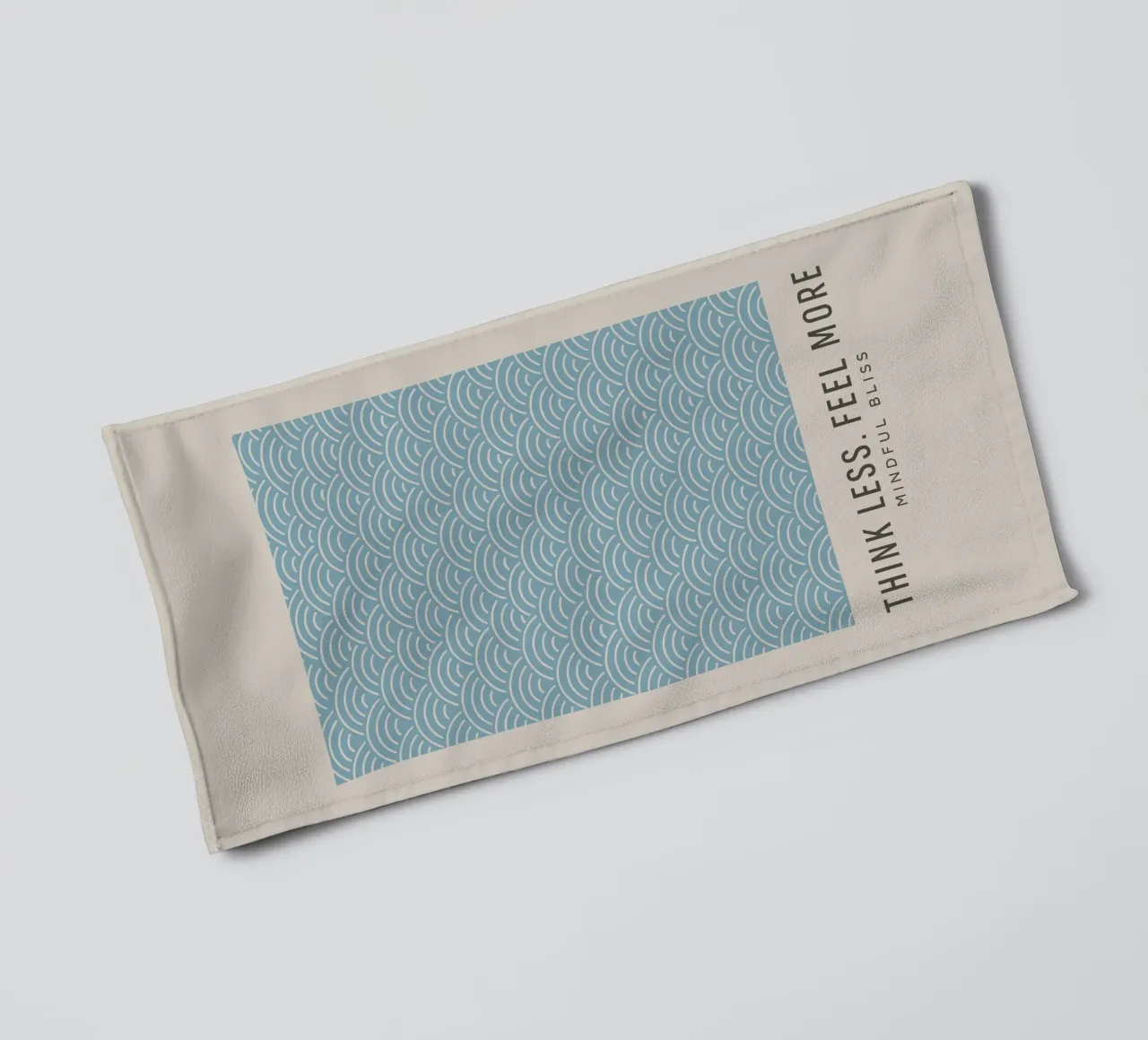 Waves of calm towel by SMPLE
