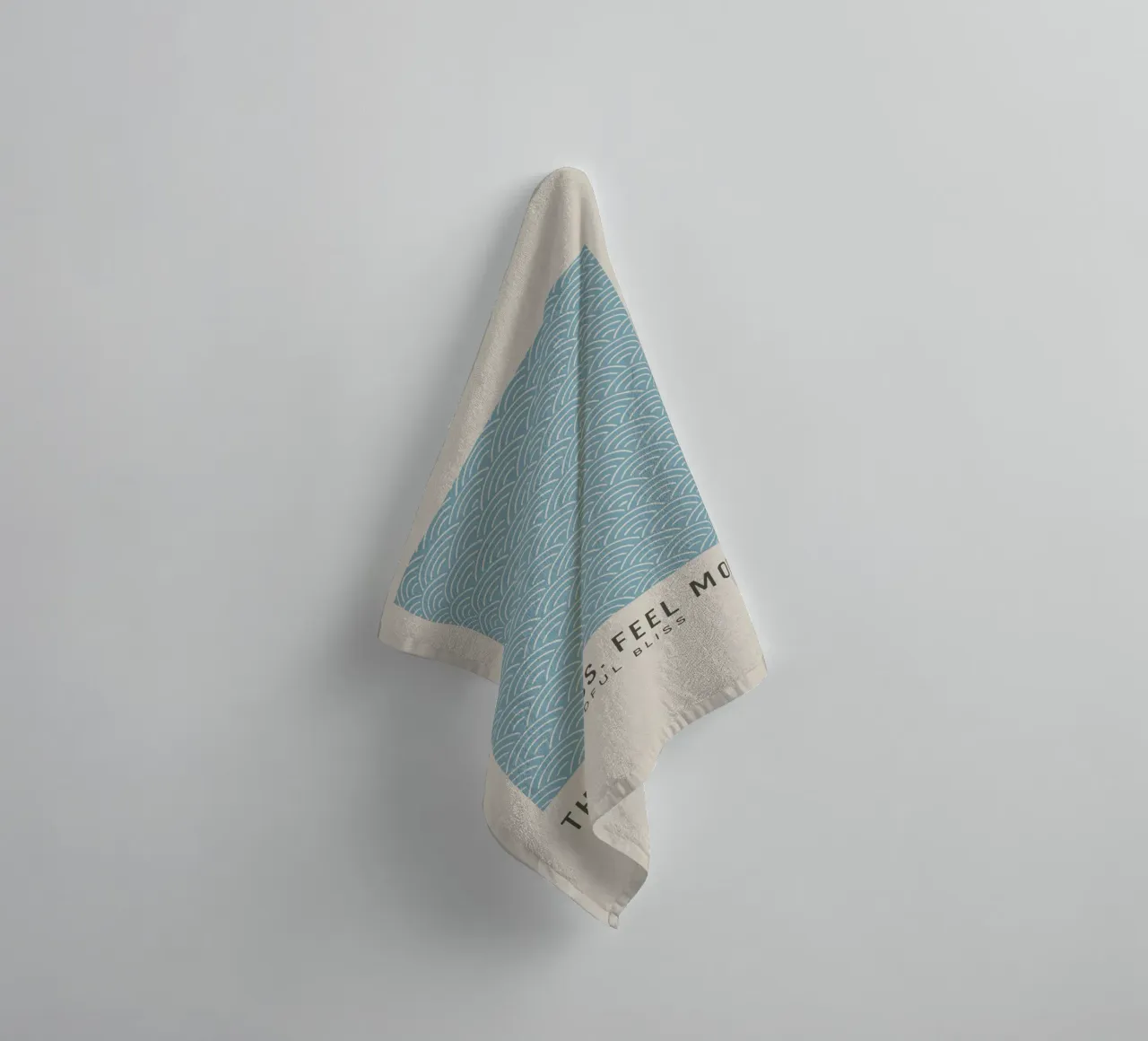 Waves of calm towel by SMPLE