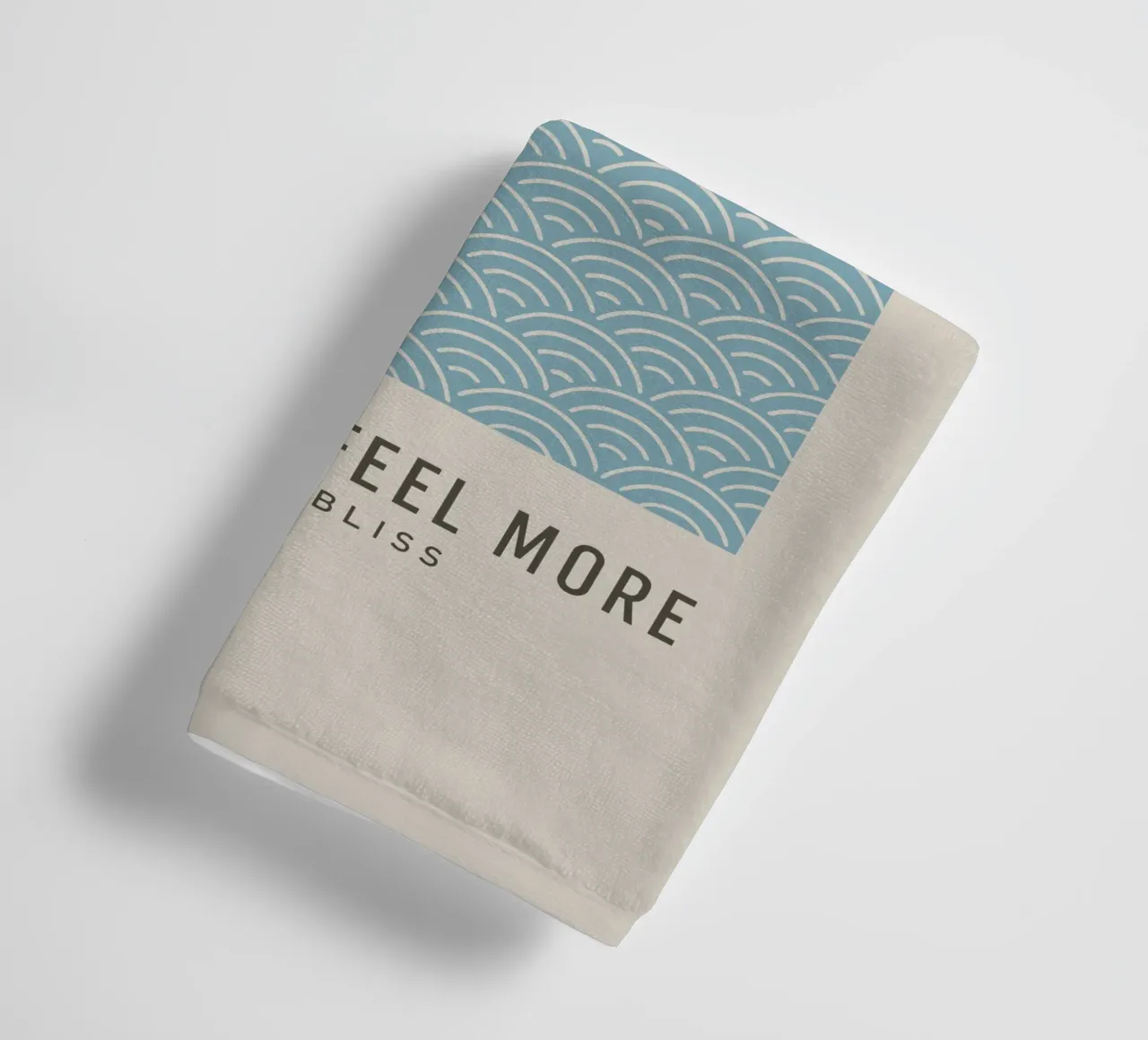 Waves of calm towel by SMPLE