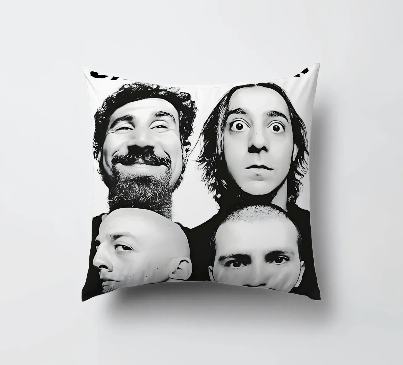 System OF A Down - Estilo Pop Art Gráfico cojín de AprilAdamantium