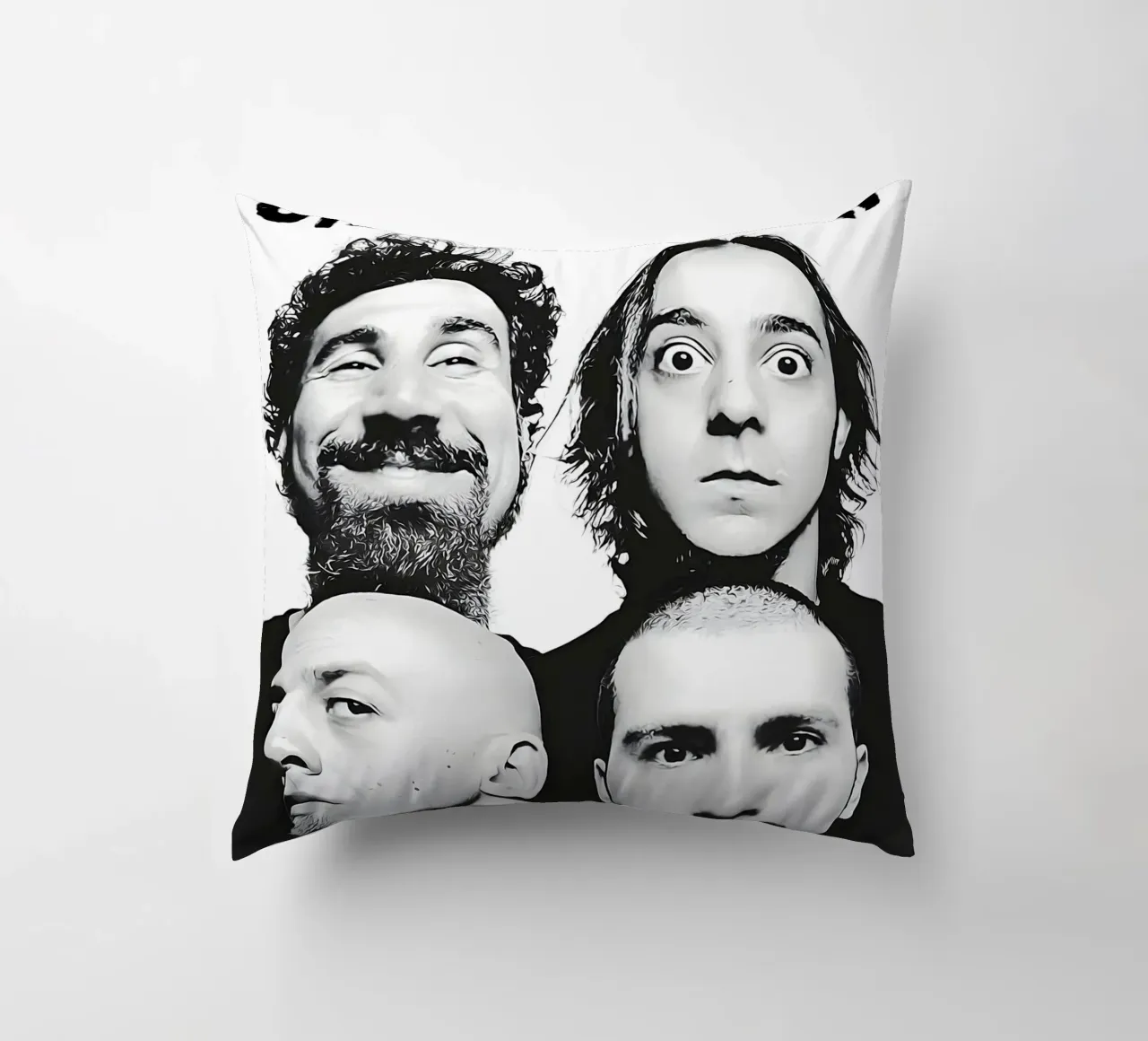 System OF A Down - Estilo Pop Art Gráfico cojín de AprilAdamantium