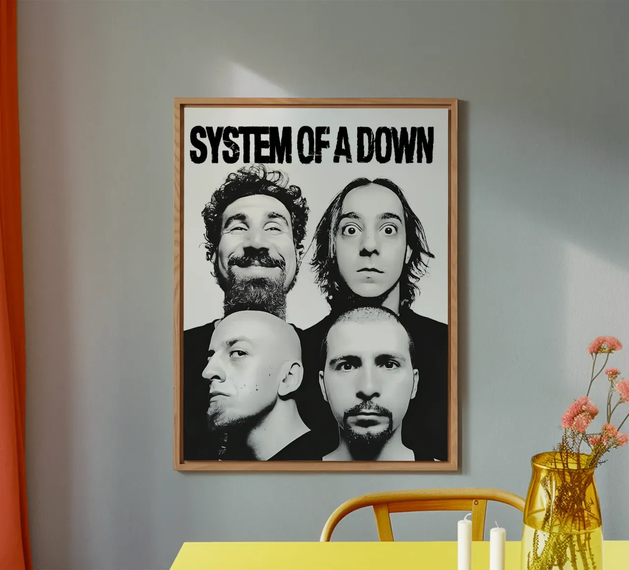 System OF A Down - Estilo Pop Art Gráfico placa de forex de AprilAdamantium
