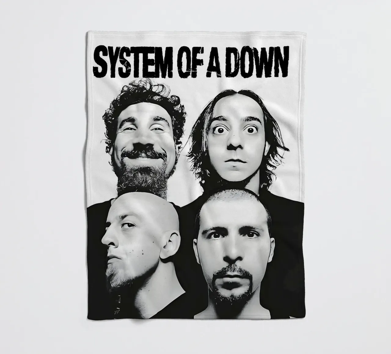 System OF A Down - Estilo Pop Art Gráfico manta de franela de AprilAdamantium
