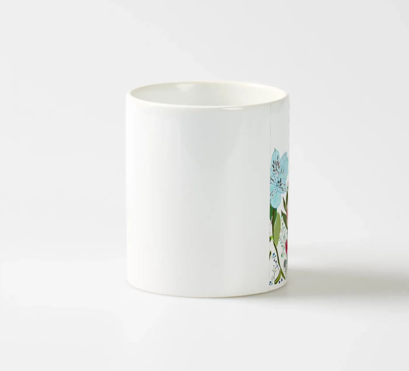 Spring meadow ceramic mug by gulsengunel