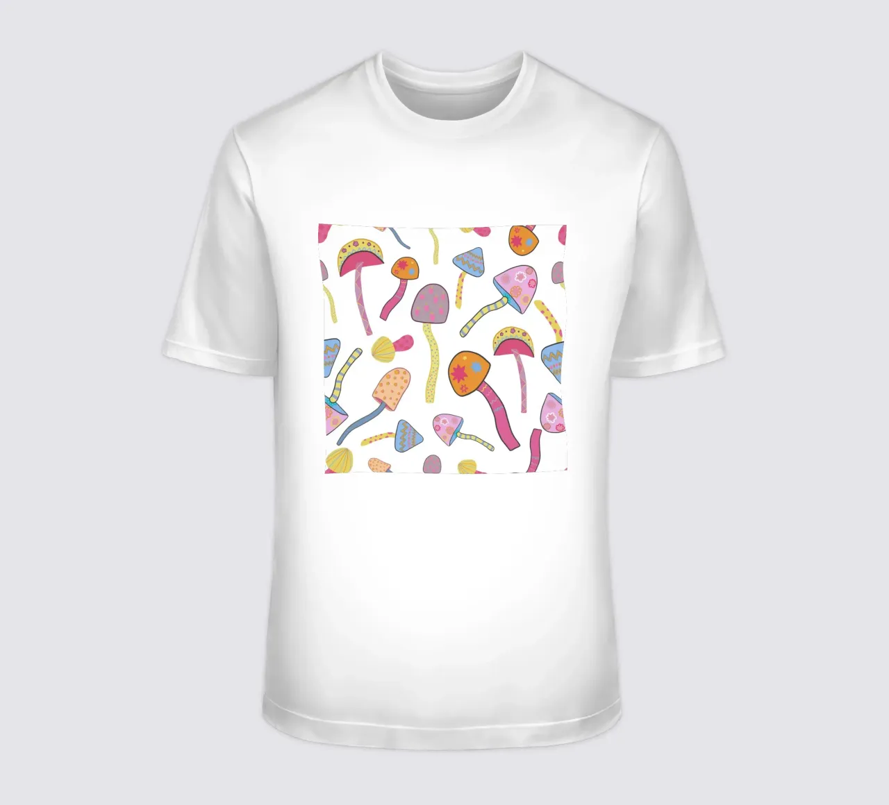 Funghi magici bianchi II t-shirt da gulsengunel
