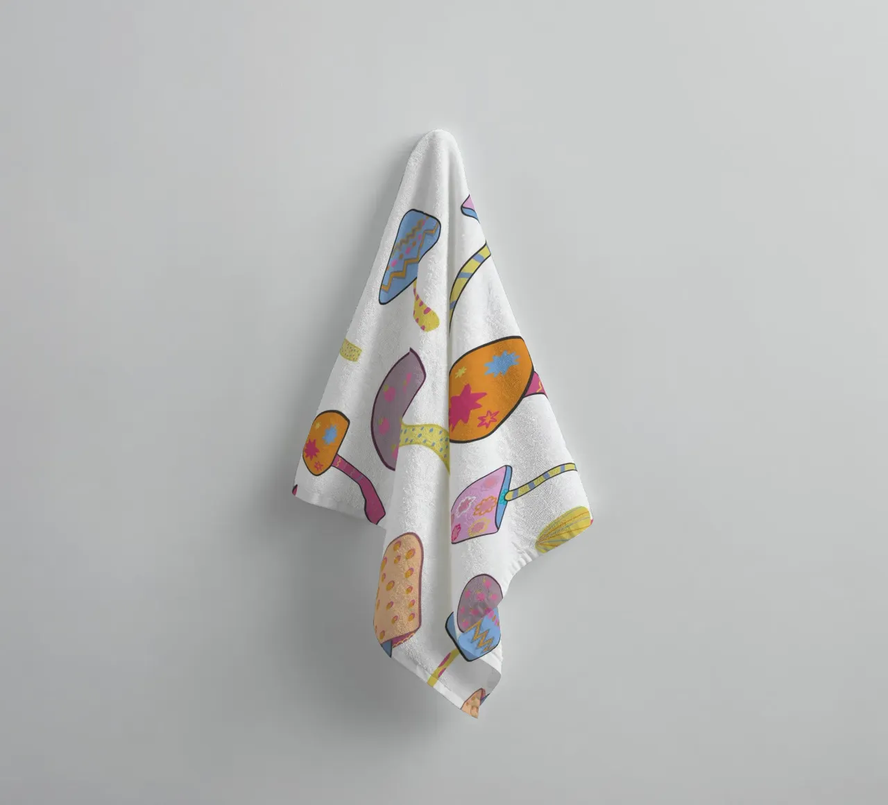 Funghi magici bianchi II asciugamano da bagno da gulsengunel