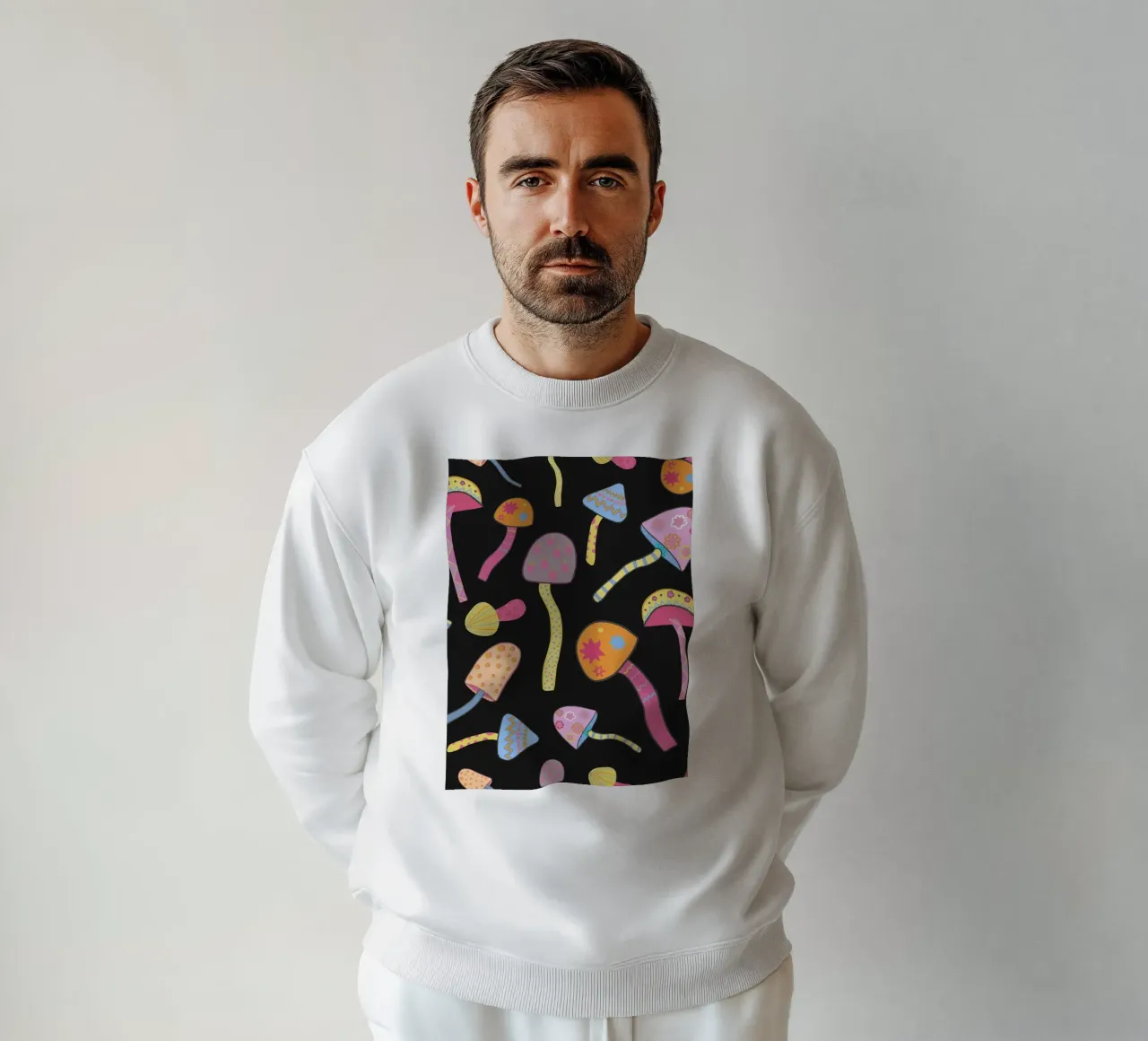 Funghi magici neri II felpa da gulsengunel