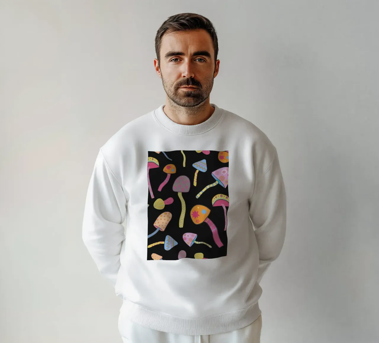 Funghi magici neri II felpa da gulsengunel