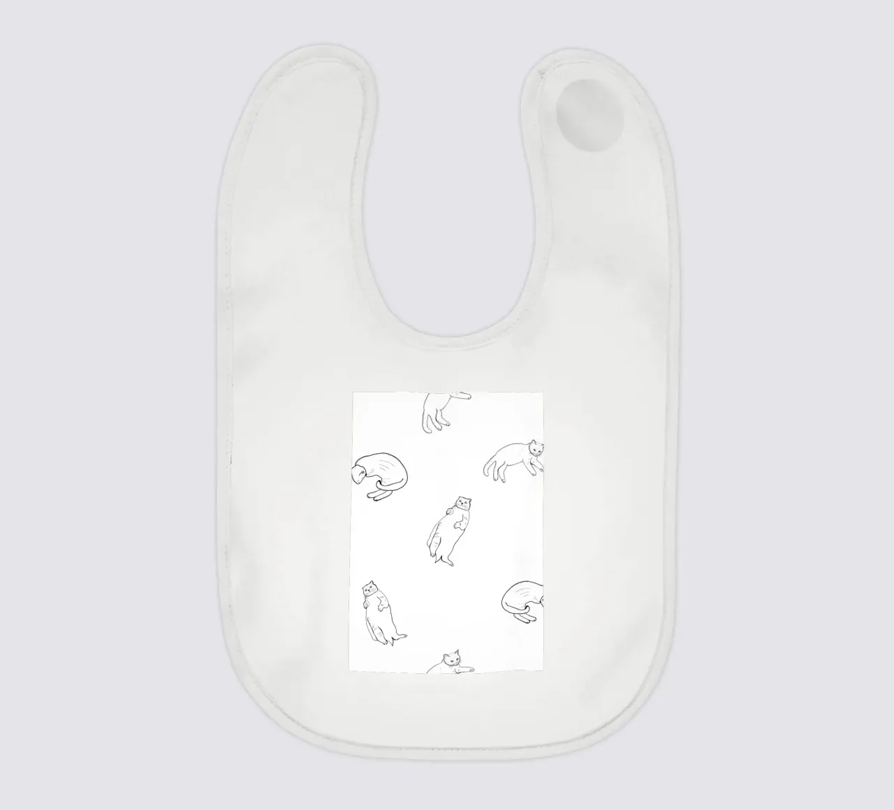 Seamless cat pattern bavaglino da gulsengunel