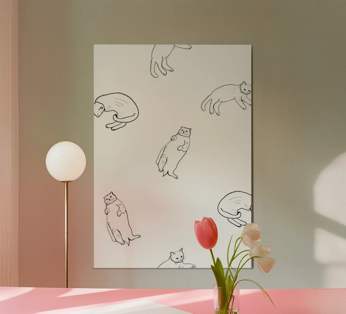 Seamless cat pattern forex plate by gulsengunel